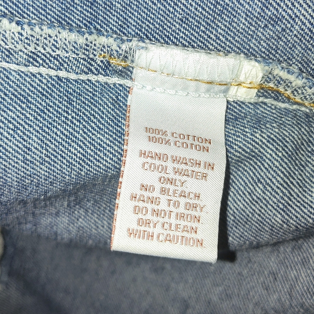 Scripted Embellished Anorak Oversized Distressed … - image 6